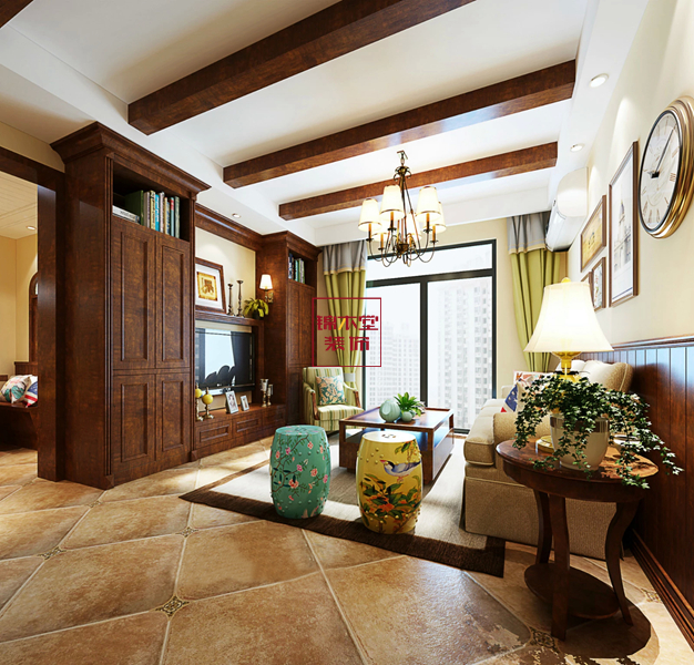 海亮华府锦木堂装饰方案