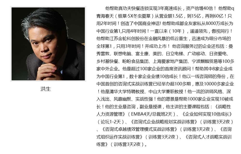 每時(shí)宏達(dá)講師洪生