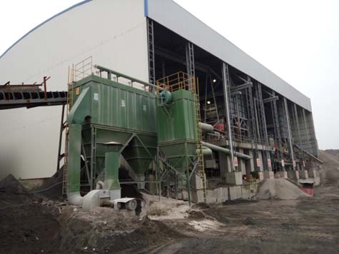 铜罐驿翔坤水上公司卵石破碎粉尘治理