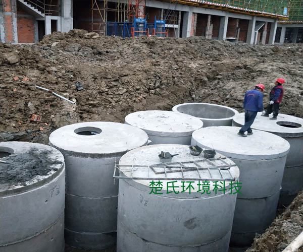 上海龍安實業公司化糞池工程