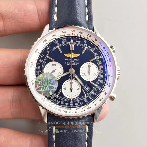 【JF厂】百年灵Breitling 航空计时 皮带深蓝盘 7750计时腕表