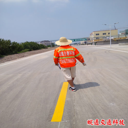 金禾化工C區道路劃線