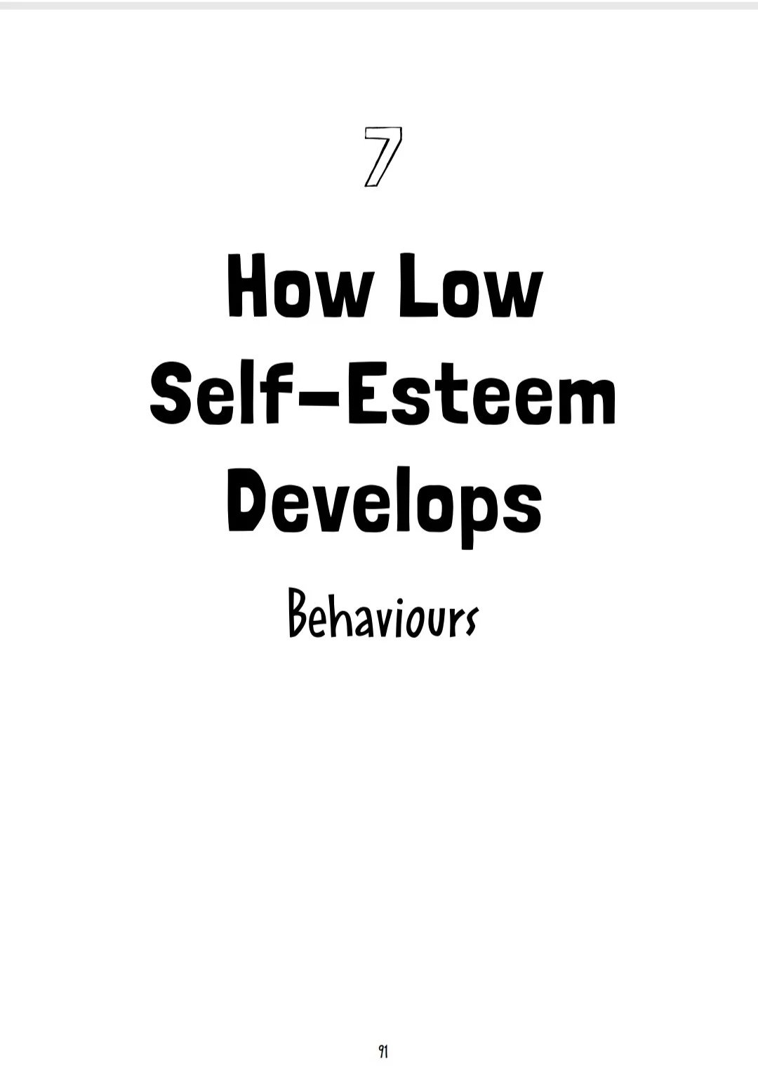 banish your self-esteem thief- a cognitive behavioural therapy w