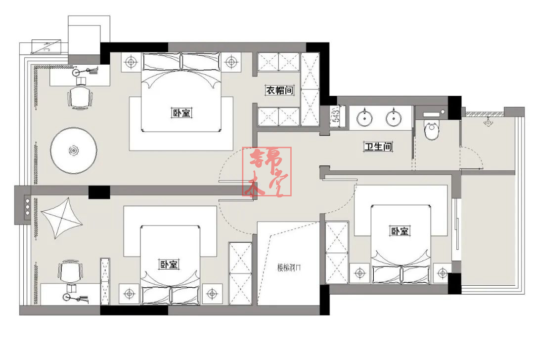 锦木堂装饰丨皖新国玺叠级洋房现代风