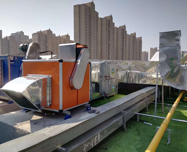 新疆一品烤牛楼顶设备施工图