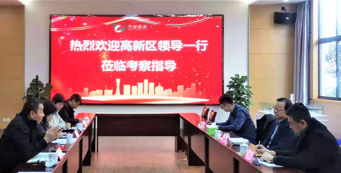 高新区管委会副主任方向民一行莅临我司指导工作