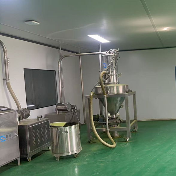 绿云一号抹茶粉筛分加料系统