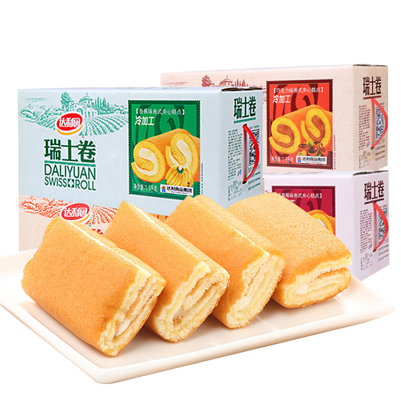 达利园瑞士卷橙汁味 18枚 6911988015891