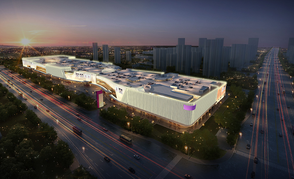 北辰永旺商业广场夜景亮化