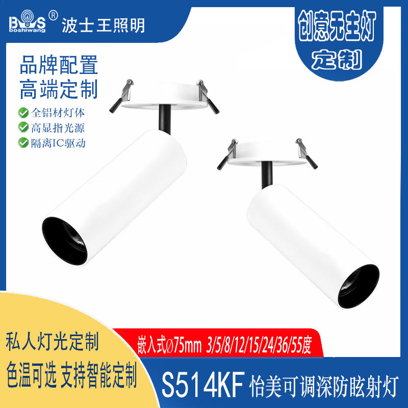 S514KF怡美 嵌入式 可调射灯1.jpg
