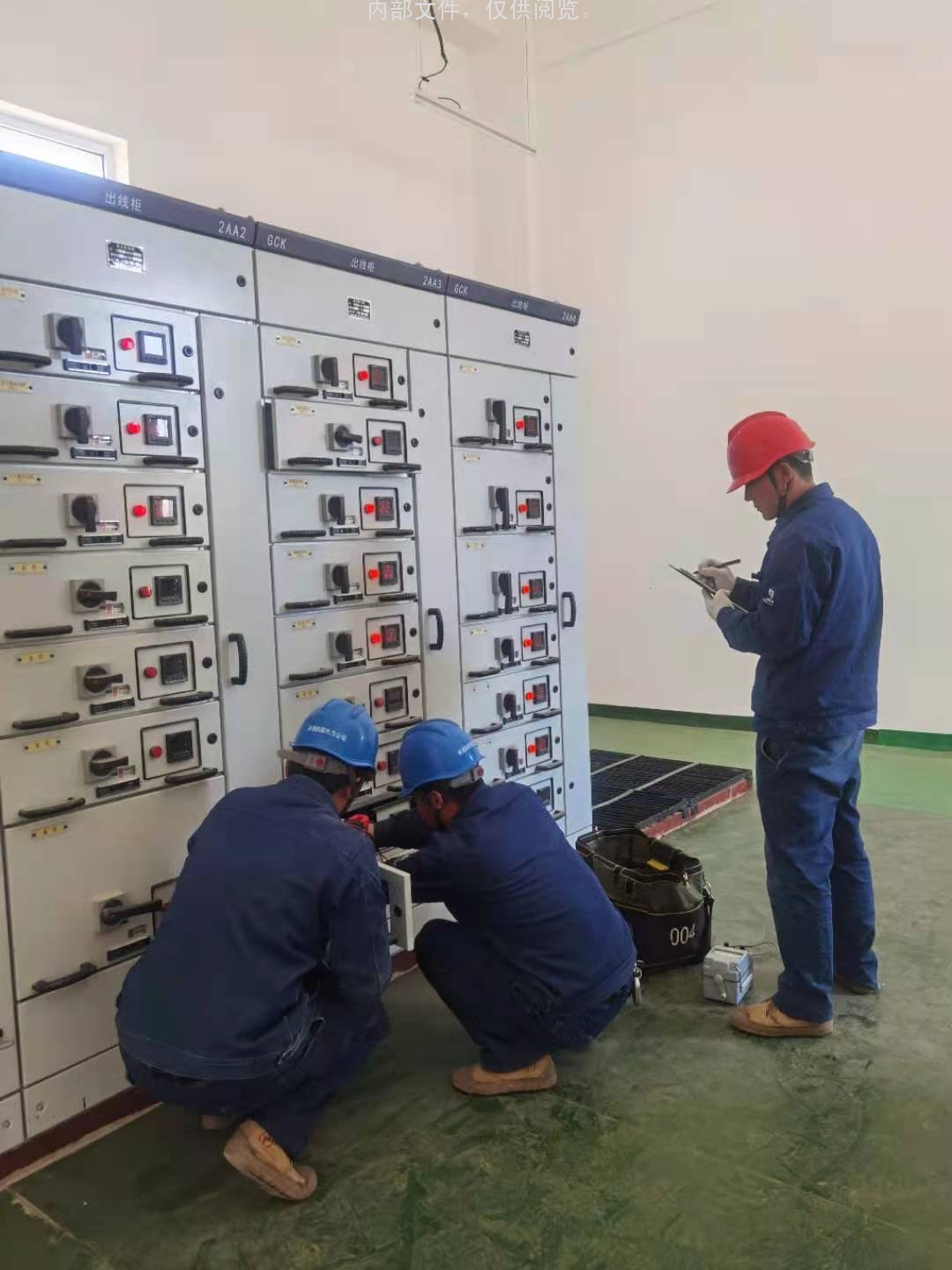厂区配电柜调试