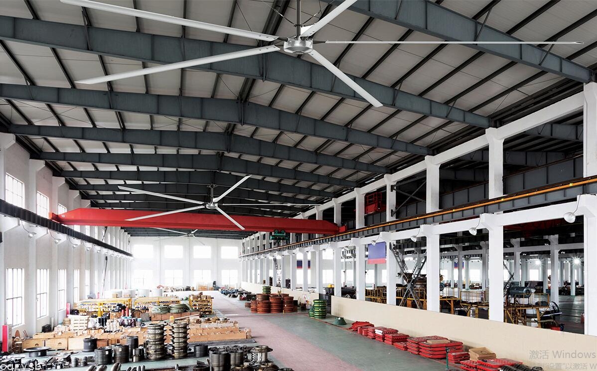 車間降溫-工業大吊扇案例
