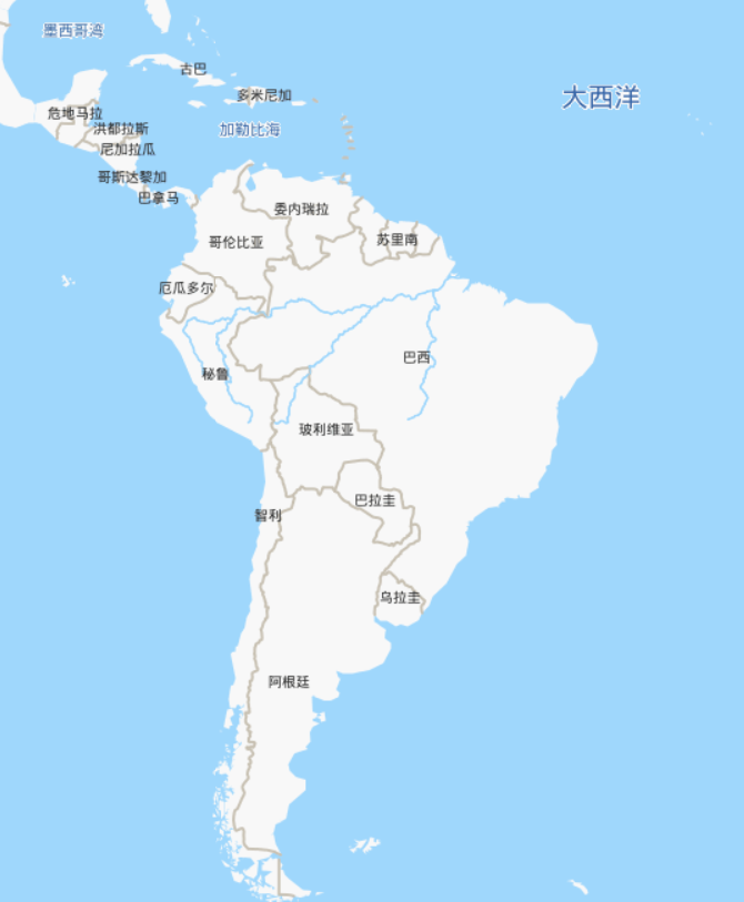 上海港海运拼箱到南美部分国家港口