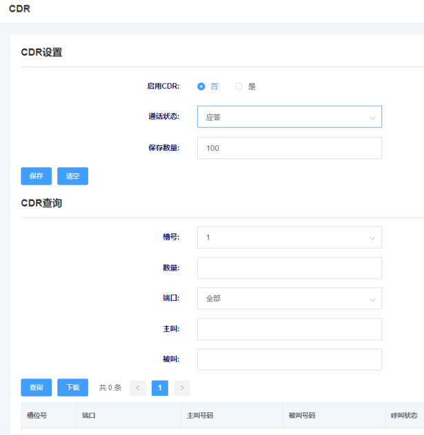 国威语音网关CDR设置图片