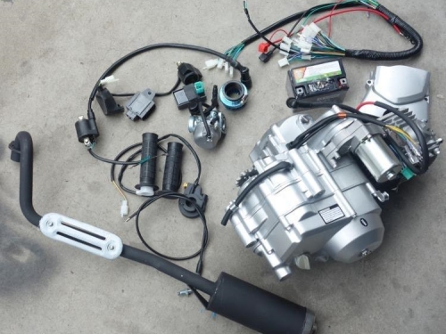 卡丁车发动机安装图片