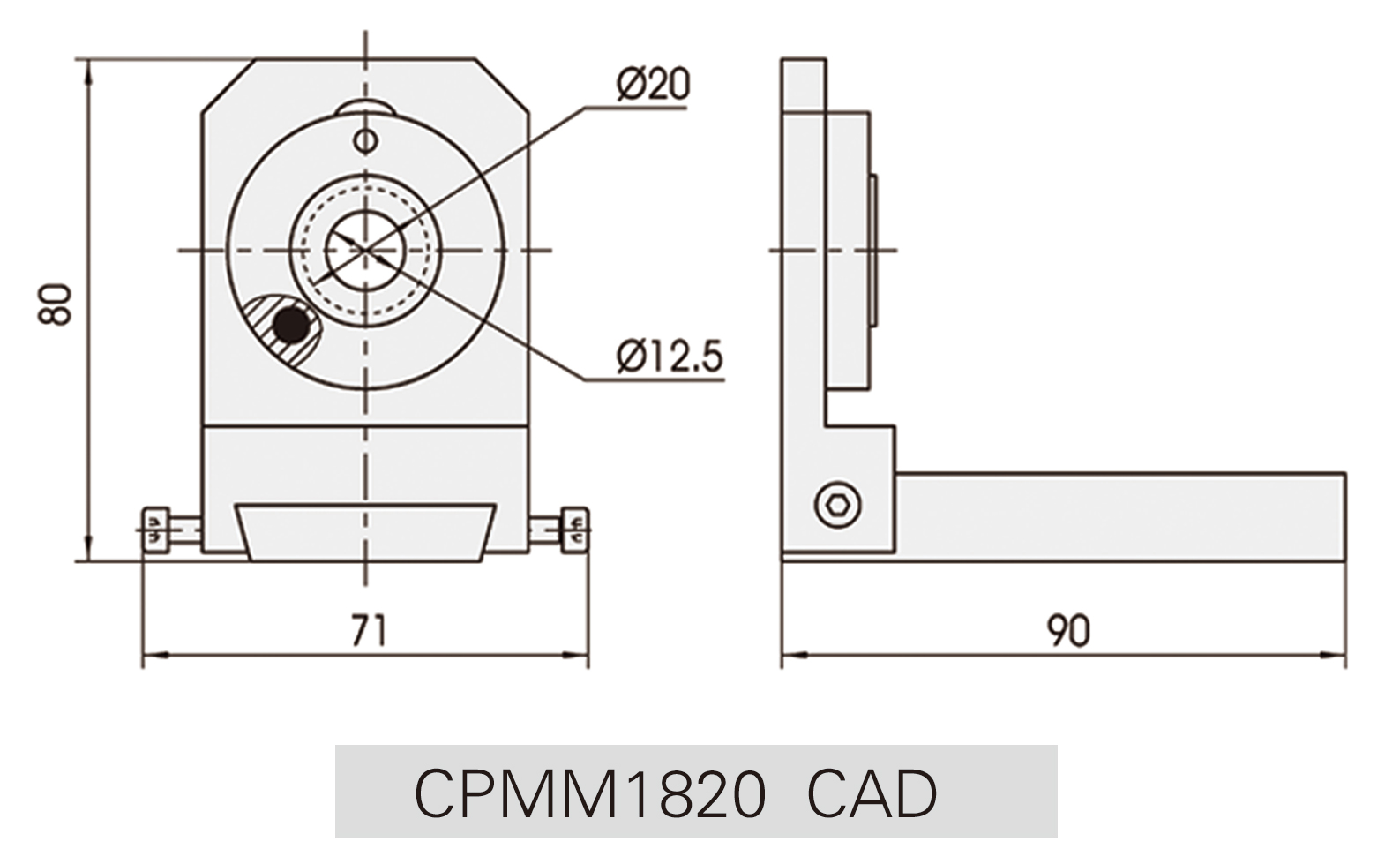 CPMM1820磁性透镜架CAD