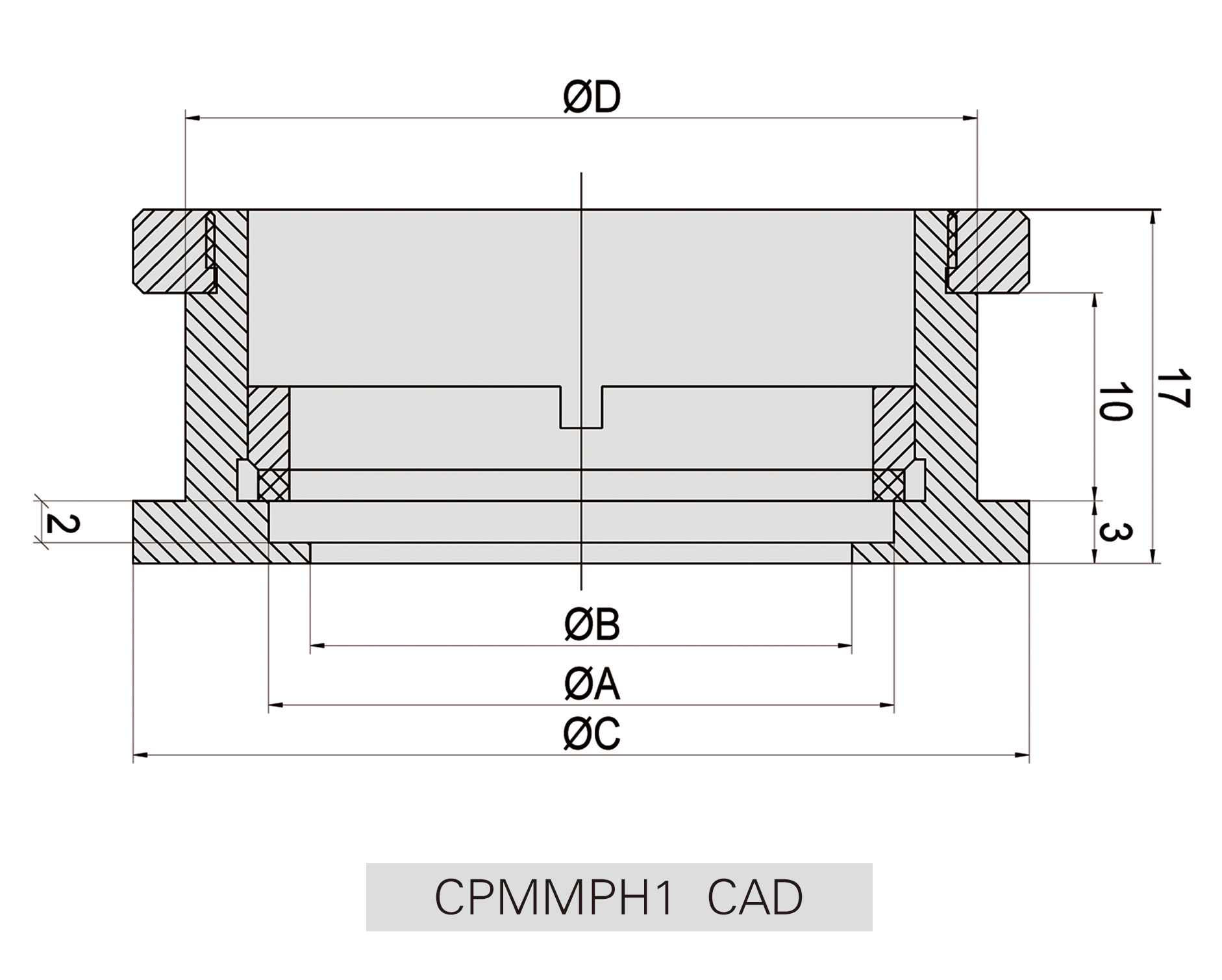 CPMMPH1系列偏光镜筒CAD