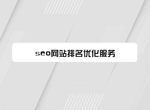 seo网站排名优化服务