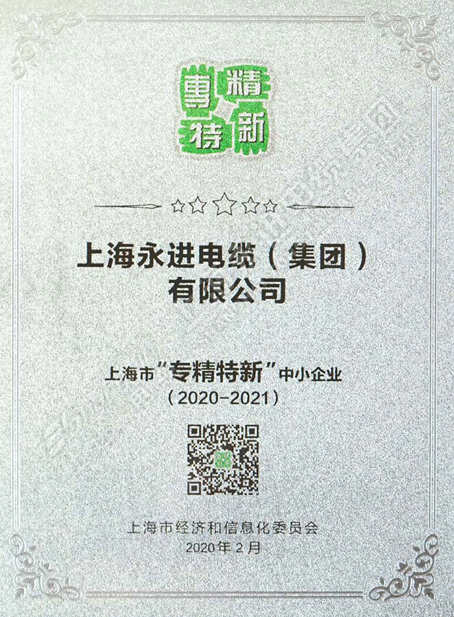 上海市“专精特新”企业