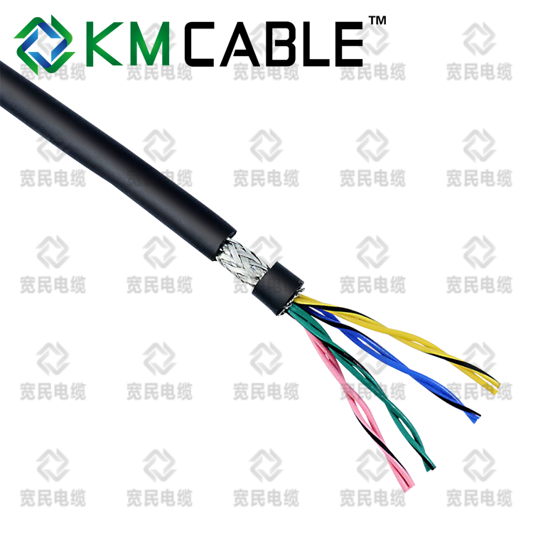 伺服屏蔽反馈电缆 宽民双绞成缆