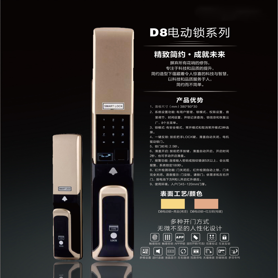 d8电动锁系列