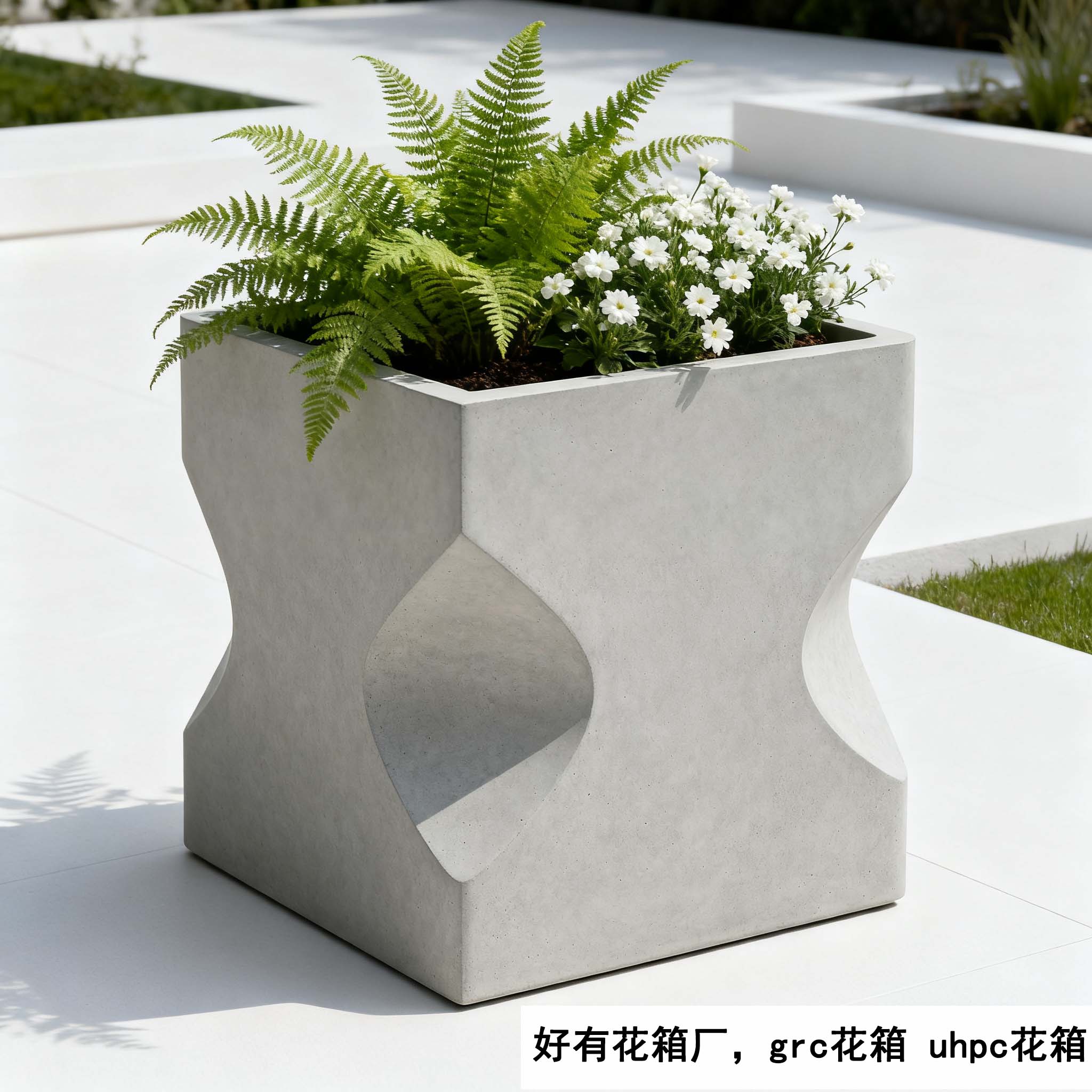 GRC花钵花箱，正在悄悄提升城市的颜值！你家门口适合放吗？