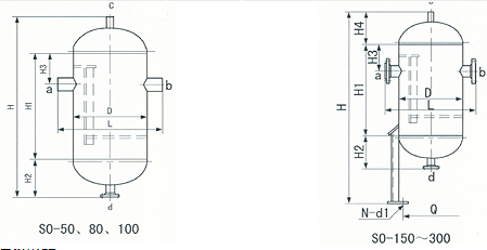 蒸汽分水器结构图