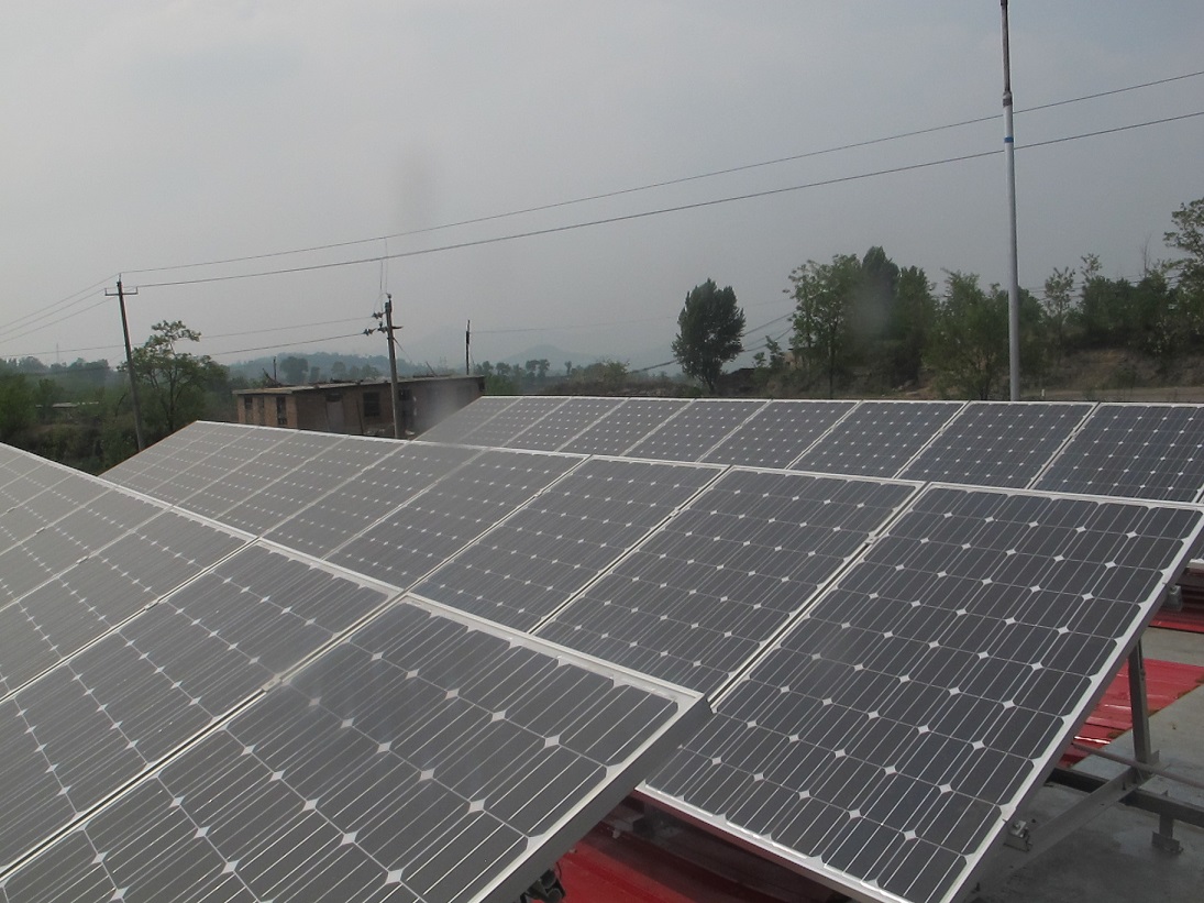 本公司家用分布式太阳能光伏发电站范例