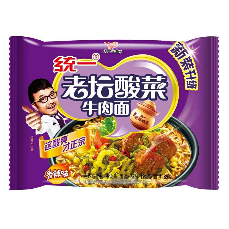 袋统一面老坛酸菜 1*24
