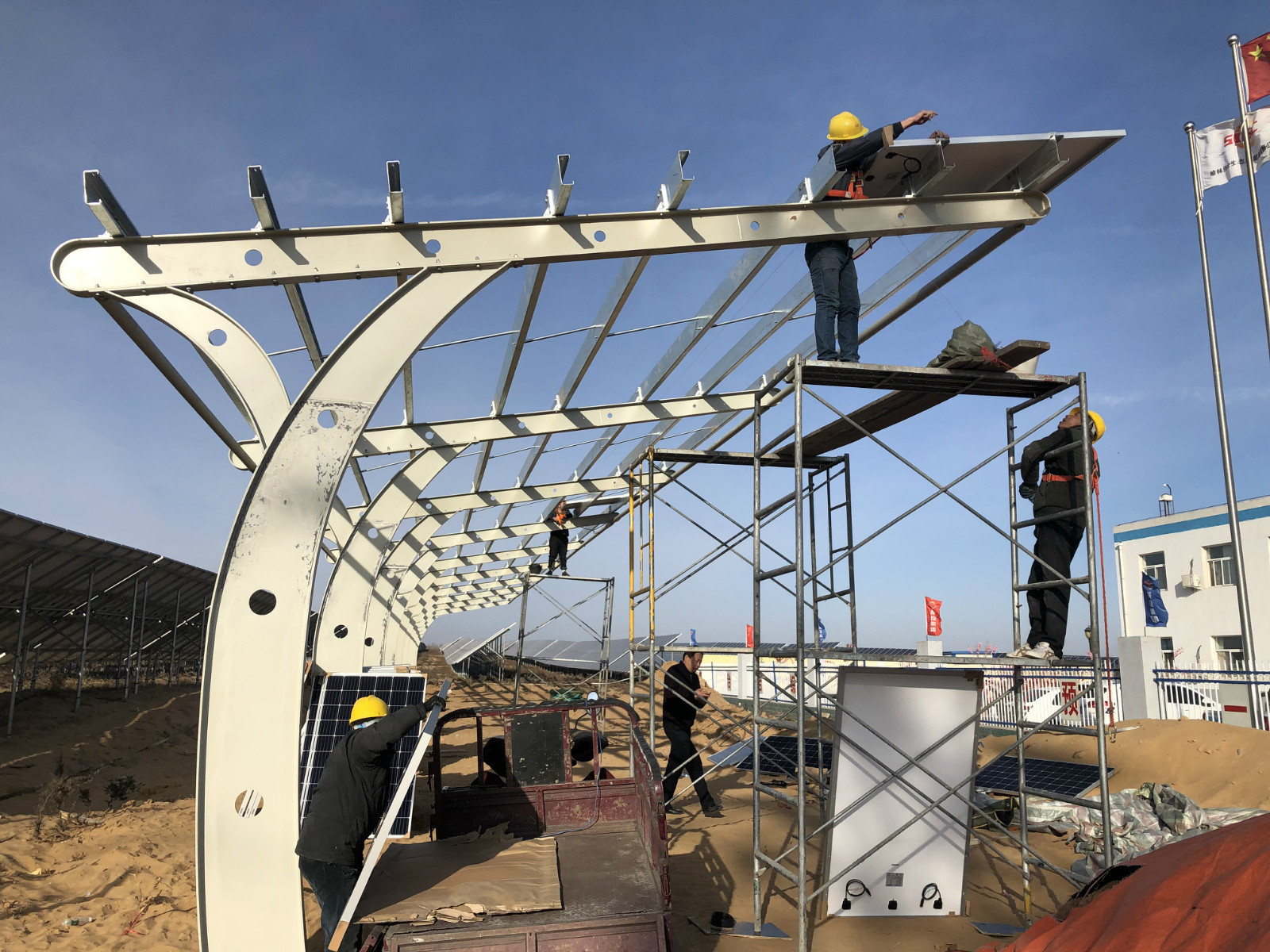 榆林光伏车棚项目