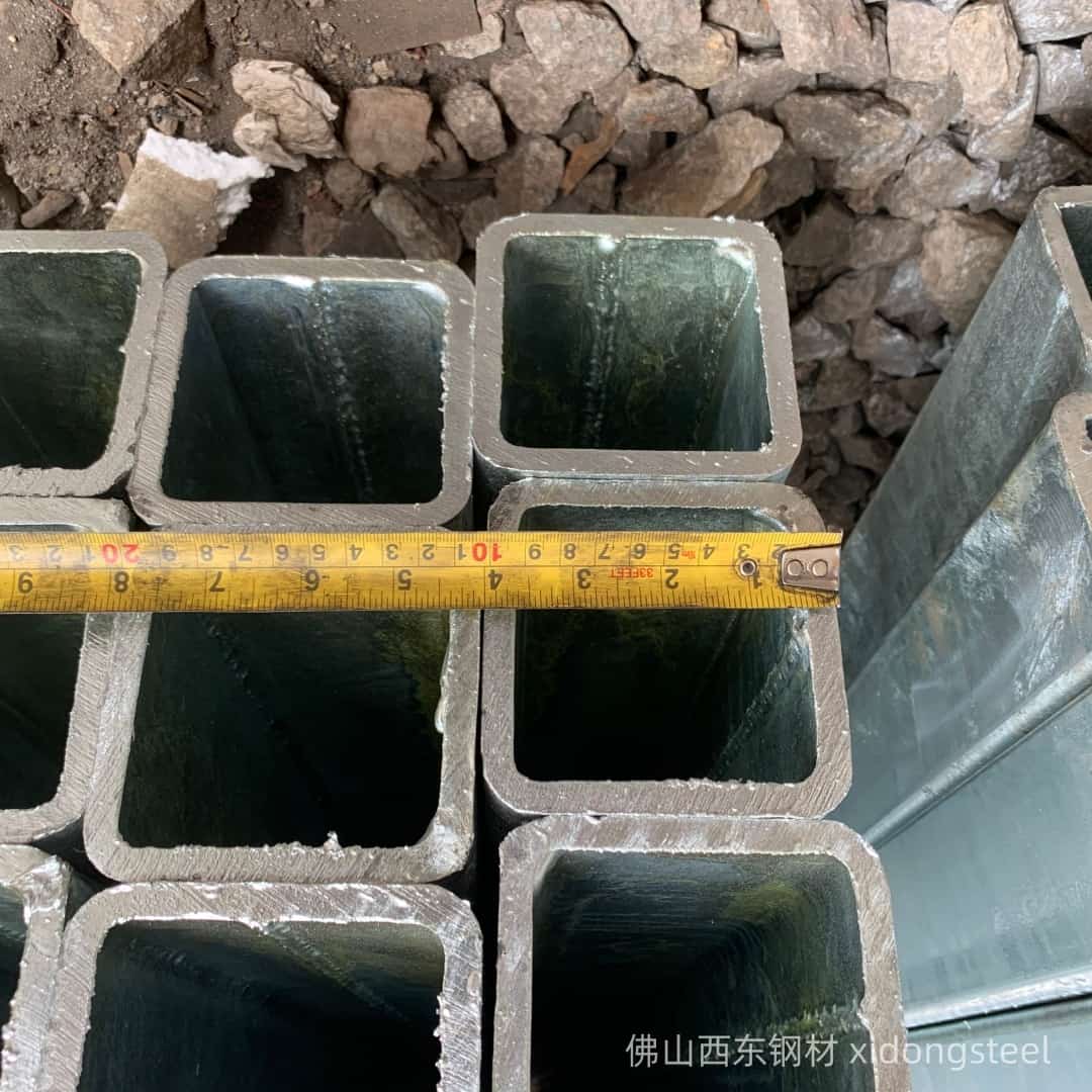 100*100*3.25方管实物图片